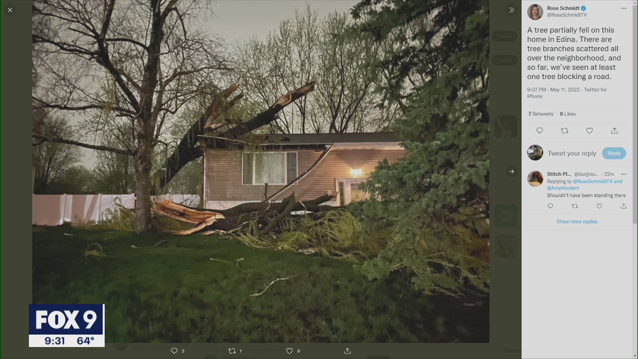 Neighborhoods dealing with damage after storms