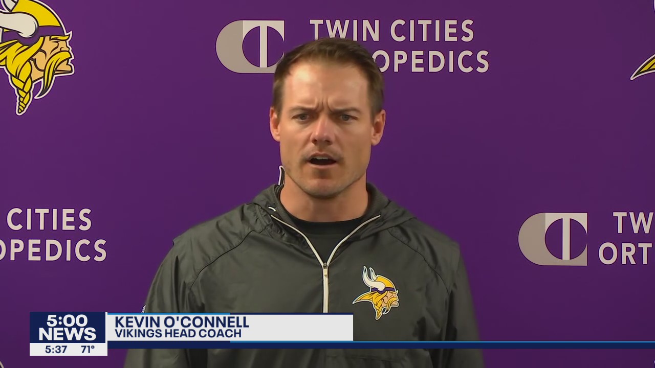 Kevin O'Connell embracing new reality as Vikings head coach at OTAs