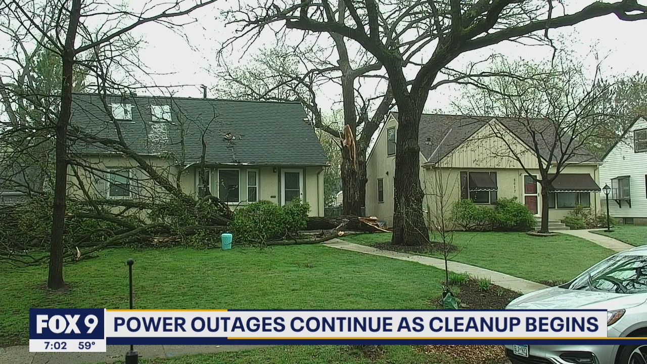 Clean up begins in Minneapolis after Wednesday's storm | FOX 9 ...