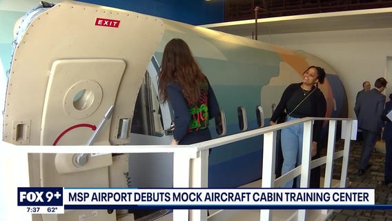 MSP Airport debuts one-of-a-kind mock aircraft training center