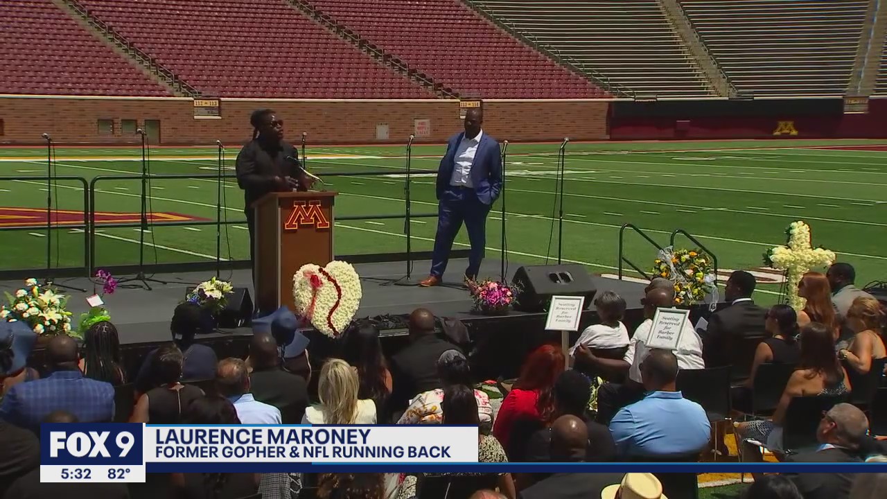 Friends, family gather to celebrate life of Gophers' legend Marion Barber III