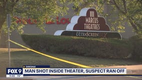 Man shot inside Oakdale movie theater, suspect ran off