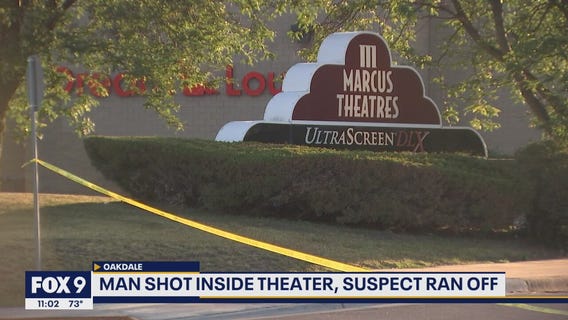Man shot inside Oakdale movie theater, suspect ran off