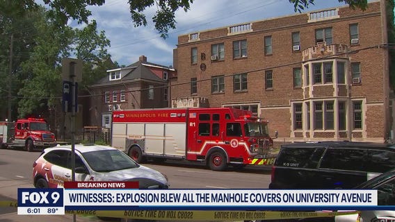 Buildings evacuated near University of Minnesota after explosion in sewer
