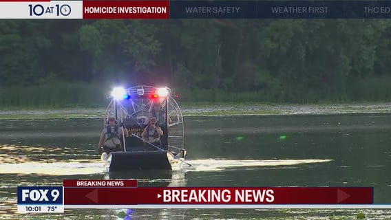 Authorities search Vadnais Lake for potential triple homicide victims