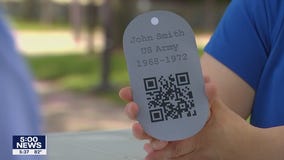 Bloomington Veterans Memorial starts selling dog tags for interactive display