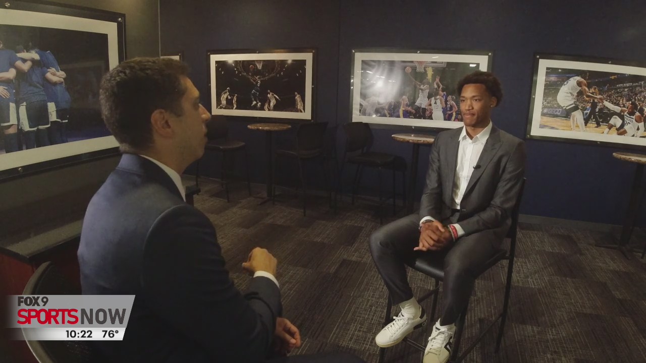 Fox 9 Sports Now: Pierre Noujaim sits down with Timberwolves first round pick Wendell Moore Jr.