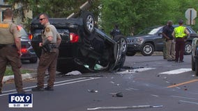 Brooklyn Center murder suspect chase leads to crash leaving six injured