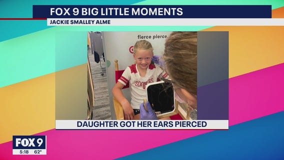 Big Little Moments: Daughter gets ears pierced