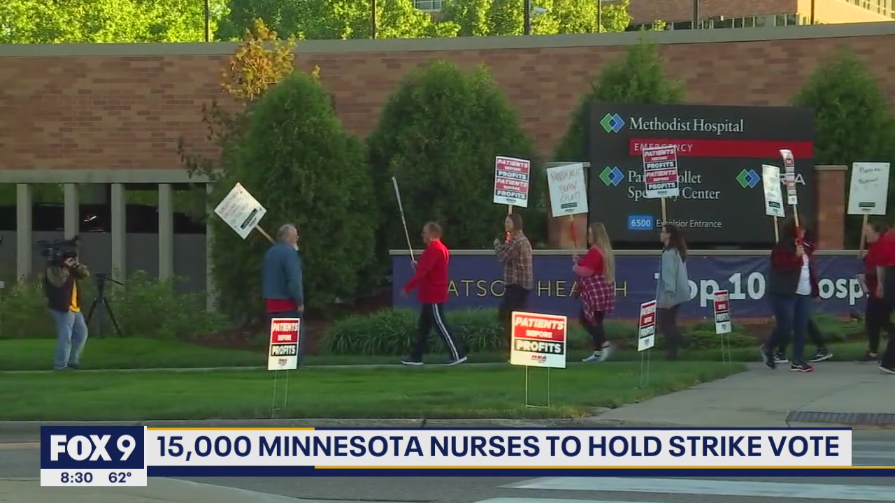 Minnesota nurses holding strike vote