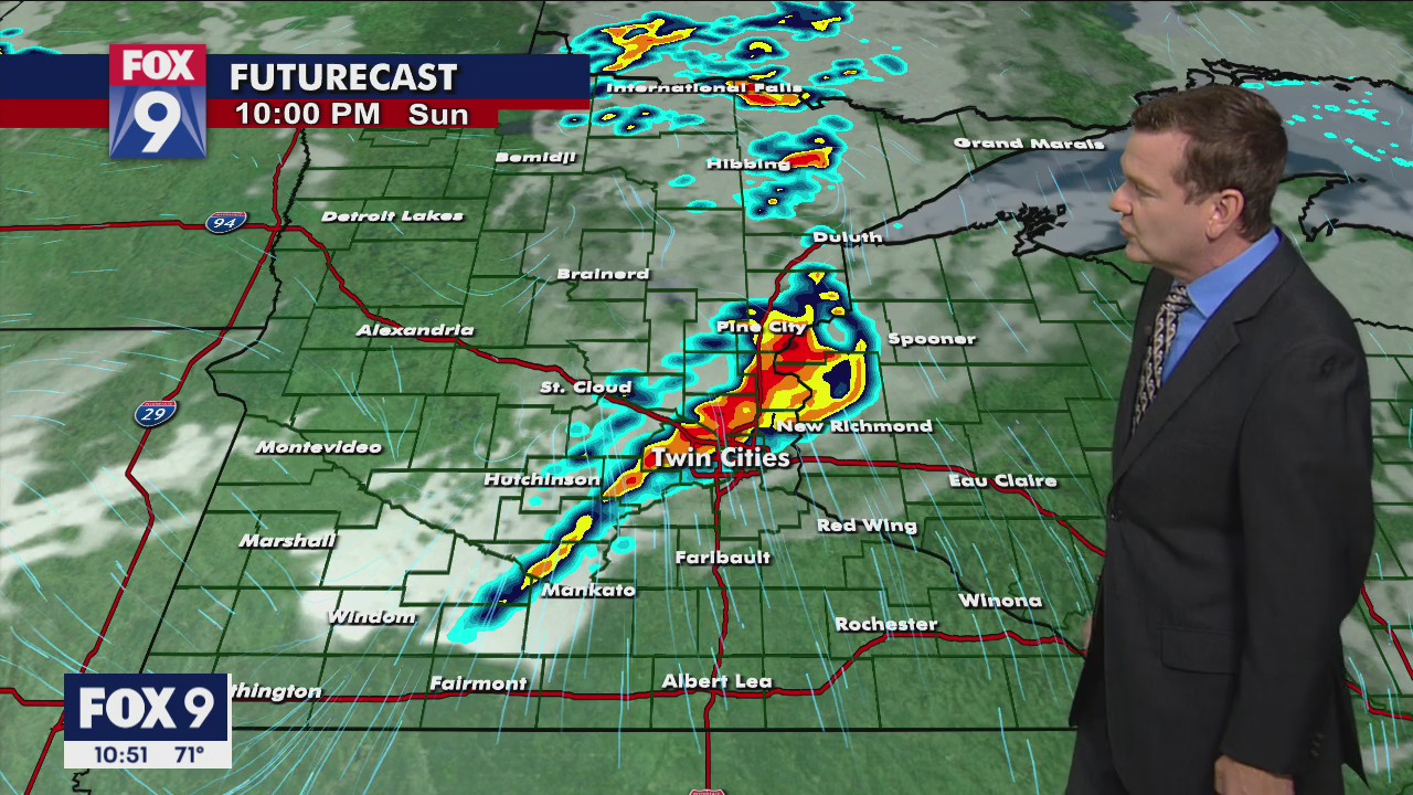 Another round of storms expected Sunday evening in Minnesota