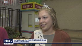 Minnesota State Fair royalty among the first to walk through gates