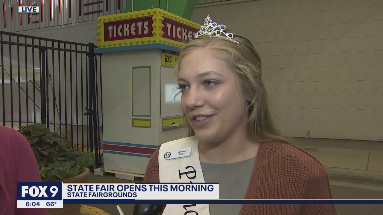 Minnesota State Fair royalty among the first to walk through gates