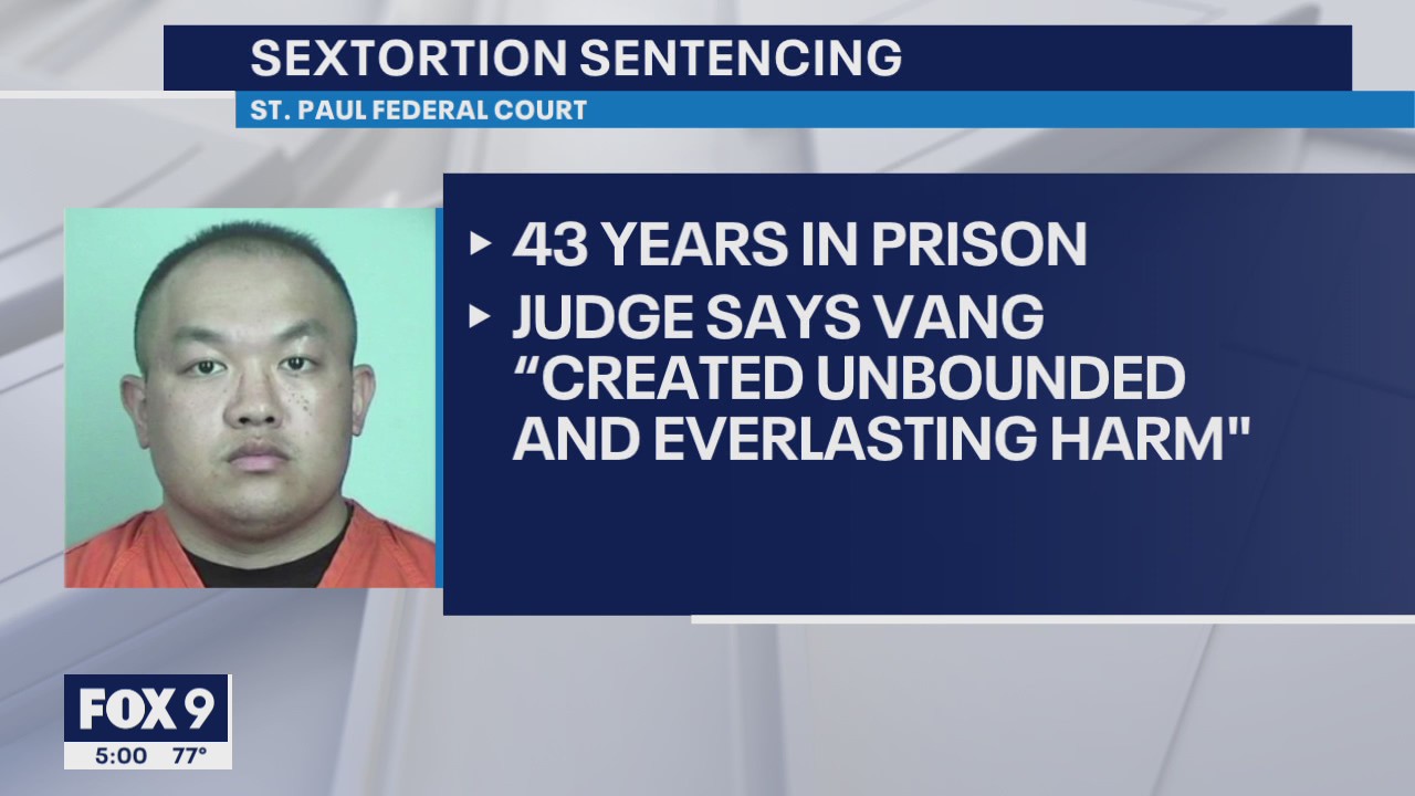 Sextortion scheme sentencing for Yue Vang