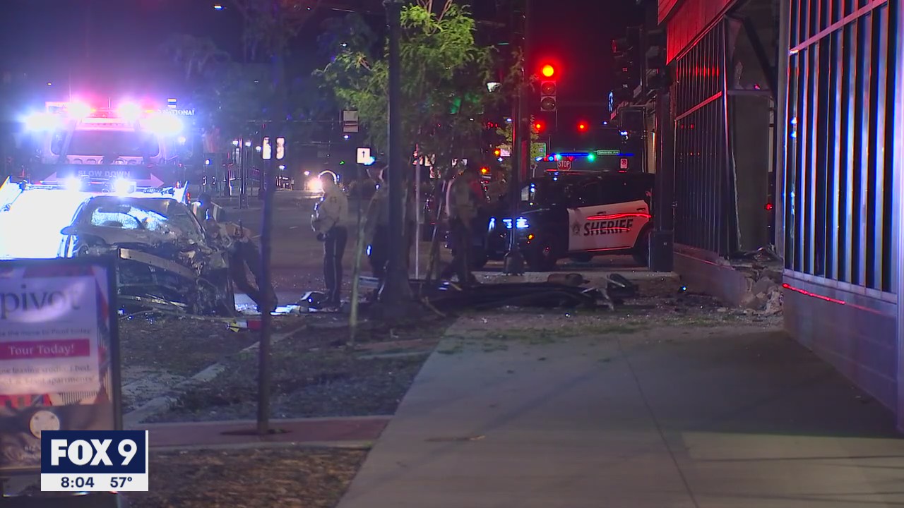 Crash in St. Paul damages office building near Allianz Field