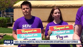 Allina mental health workers going on strike