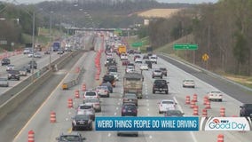 Here are the weird things people do while driving