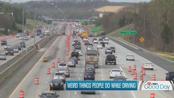 Here are the weird things people do while driving
