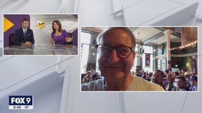 Vikings fans in London for Sunday's game against the Saints