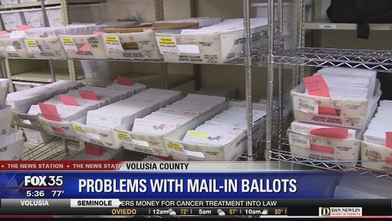 Problems with mail in ballot in Volusia County