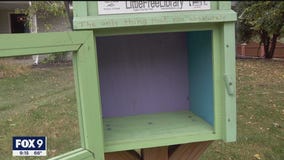 Books disappearing from little free libraries in Edina