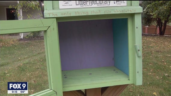 Books disappearing from little free libraries in Edina