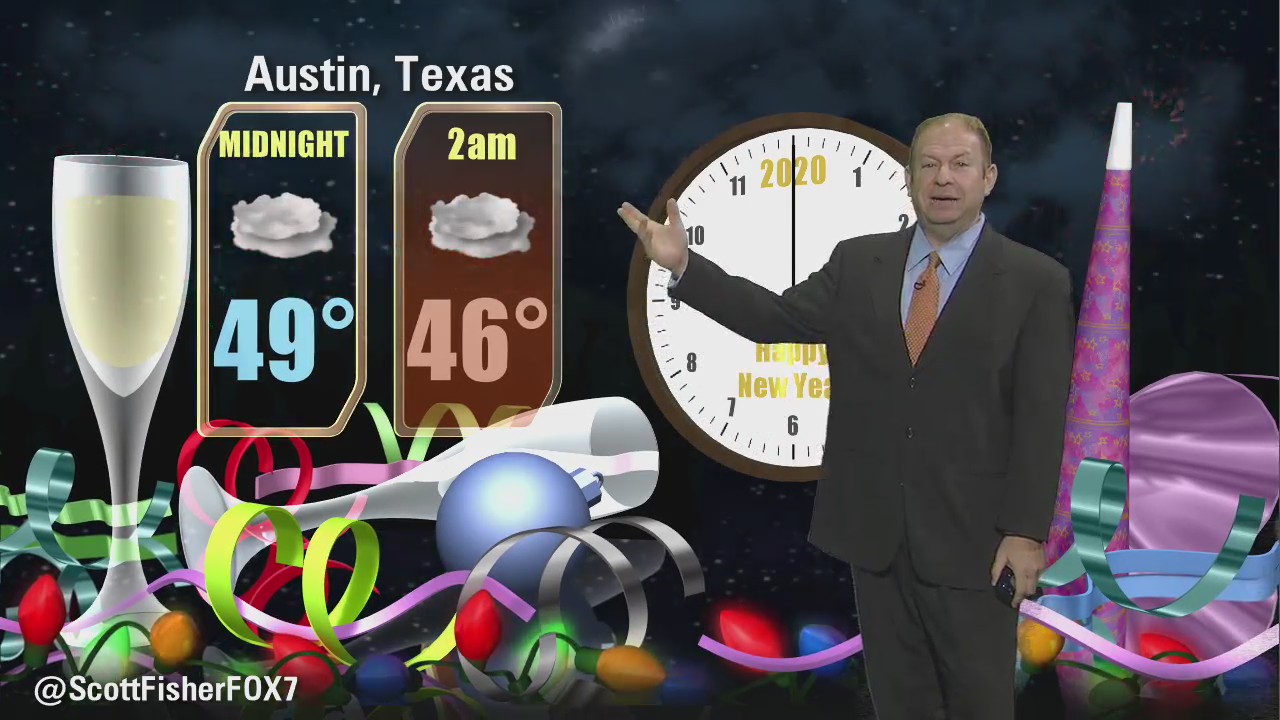 Evening weather forecast for December 31