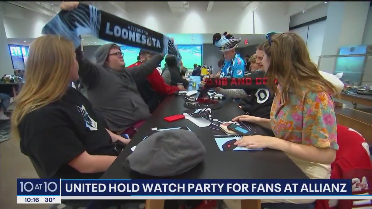 Minnesota United fans cheer on Loons in playoffs