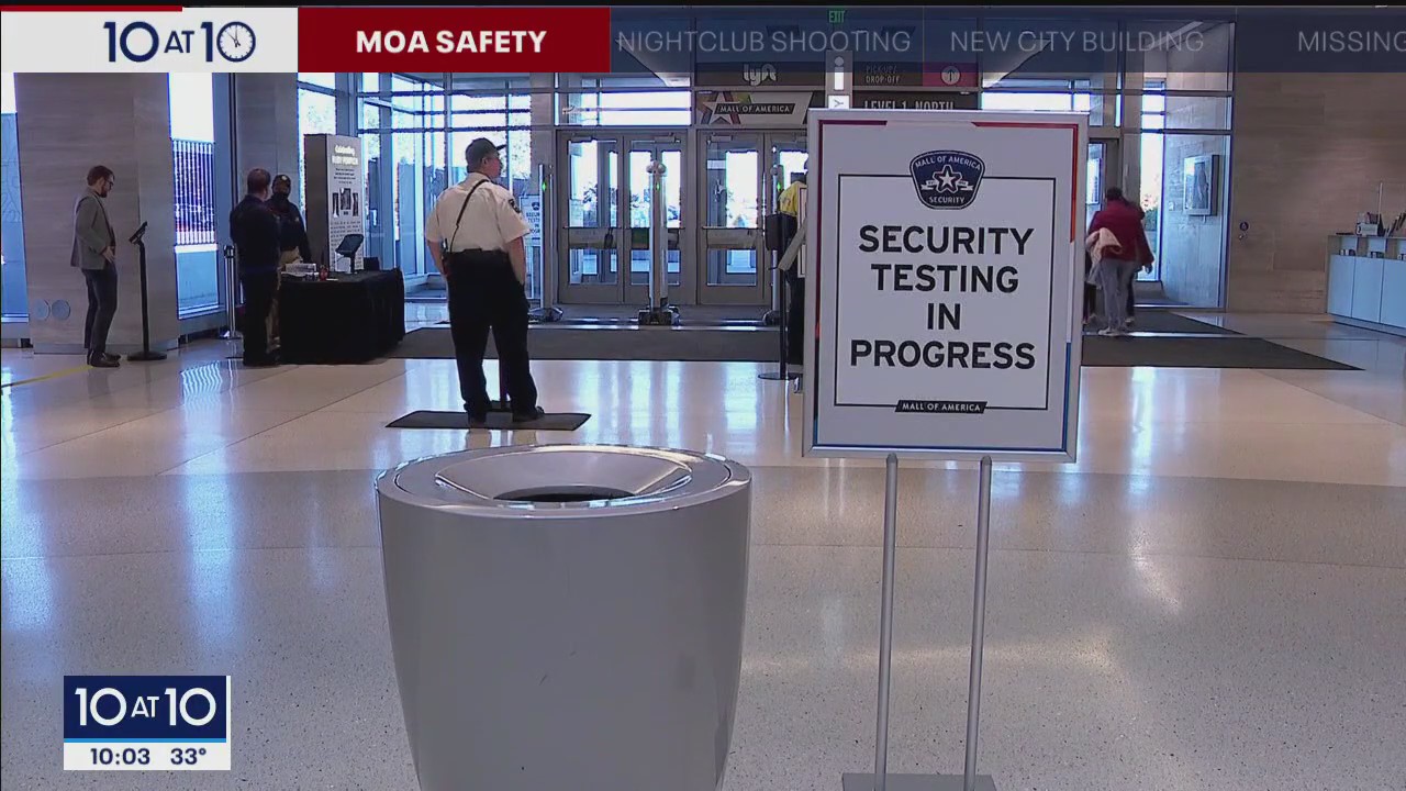 Mall of America testing out metal detectors at one entrance