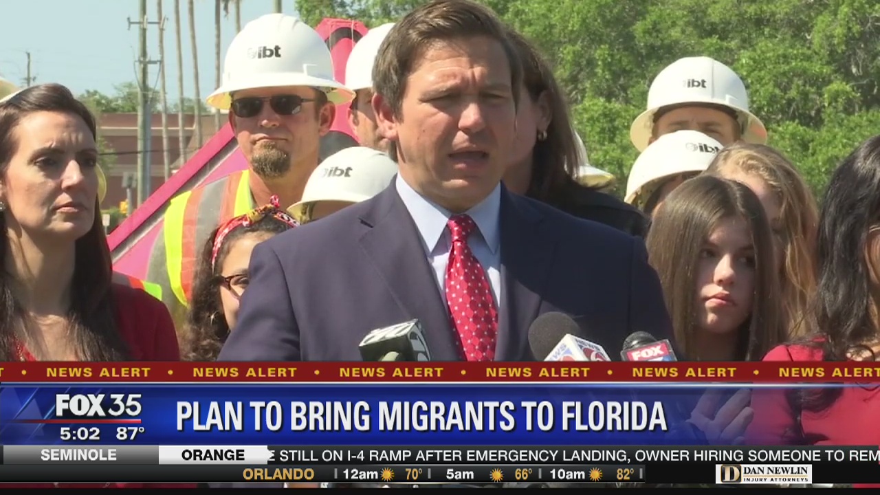 Plan to bring migrants to Florida