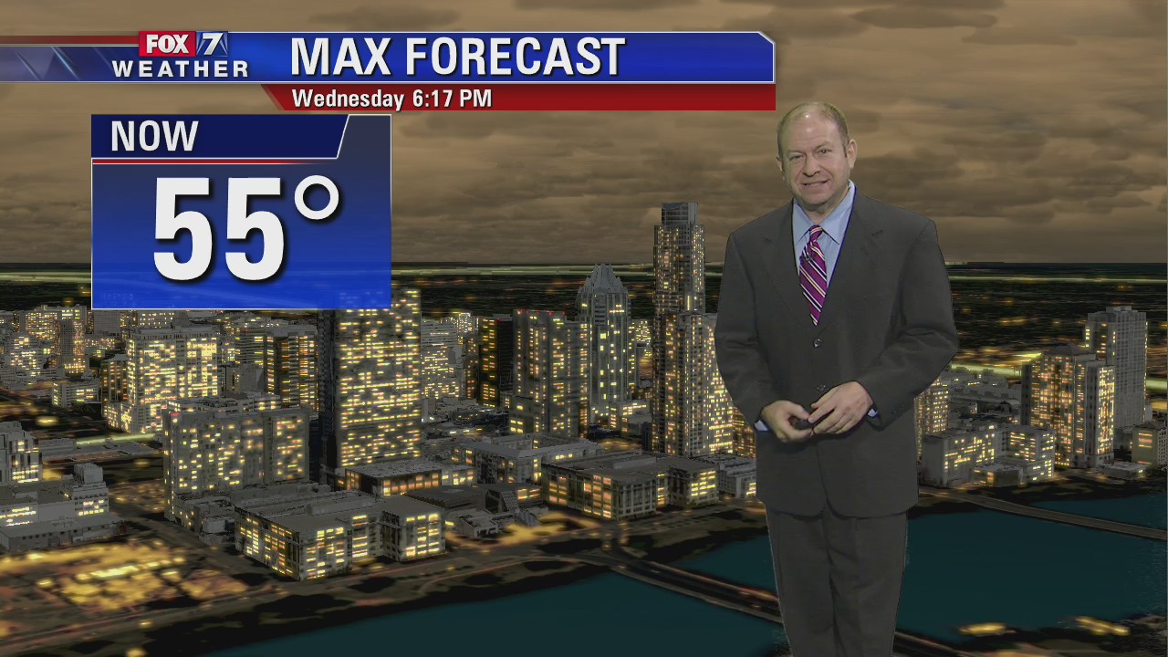 Evening weather forecast for New Years January 1, 2020