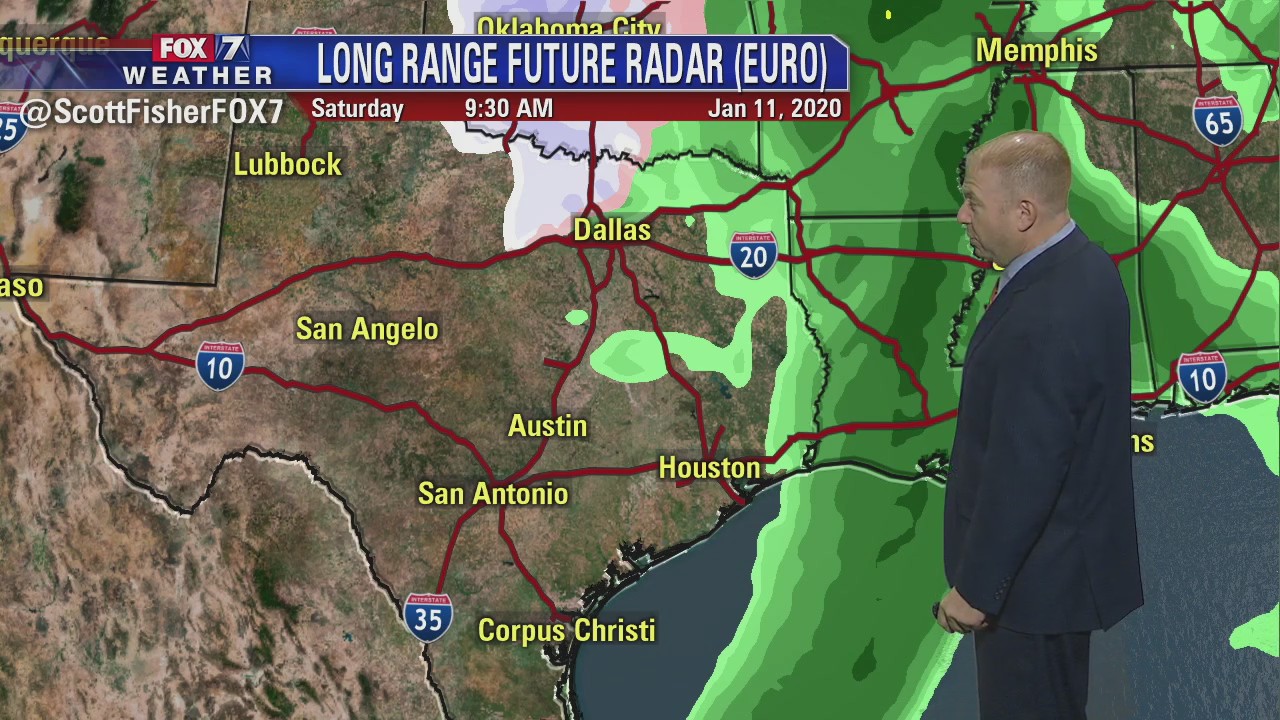 Evening weather for January 7