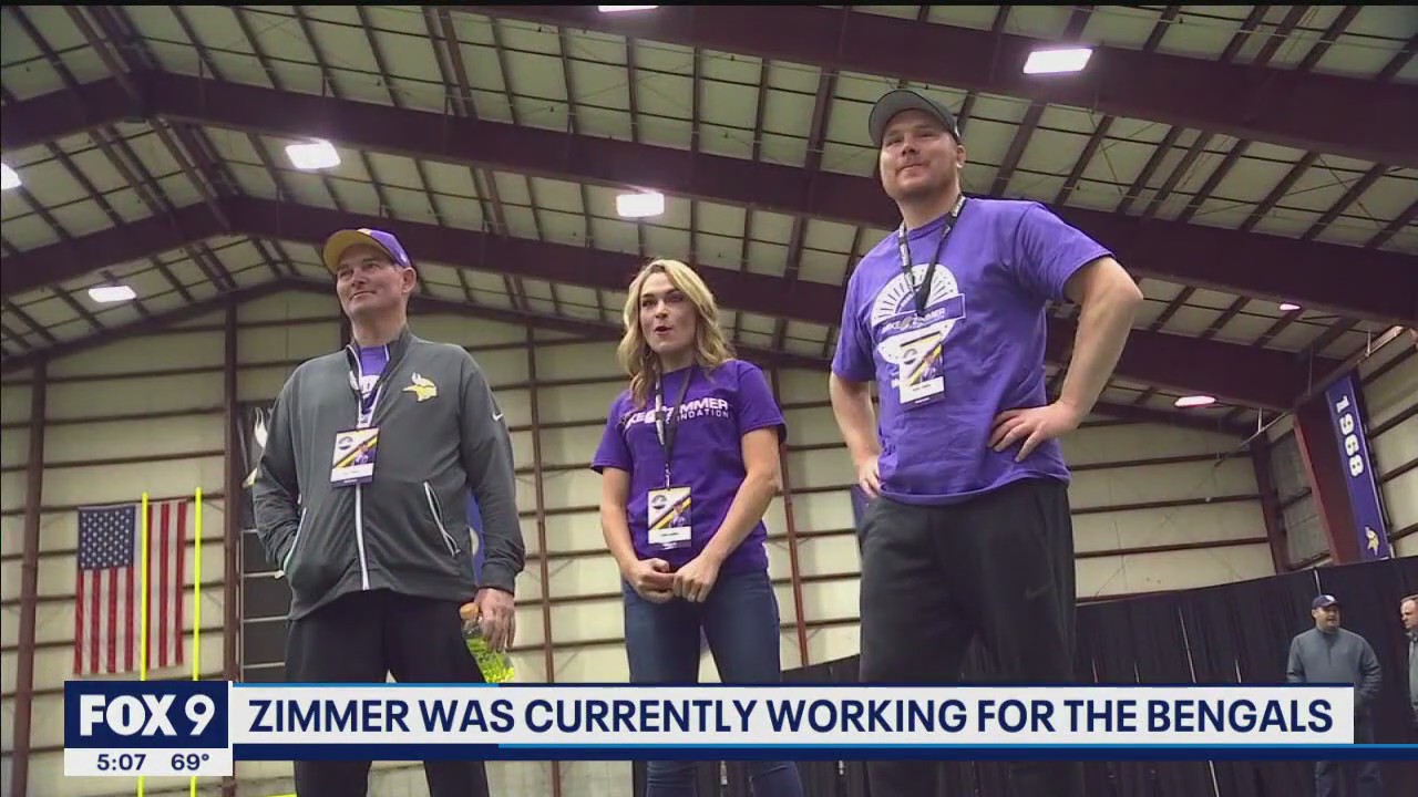 Former Vikings coach Adam Zimmer dead at 38