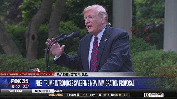 President Trump introduces sweeping immigration proposal