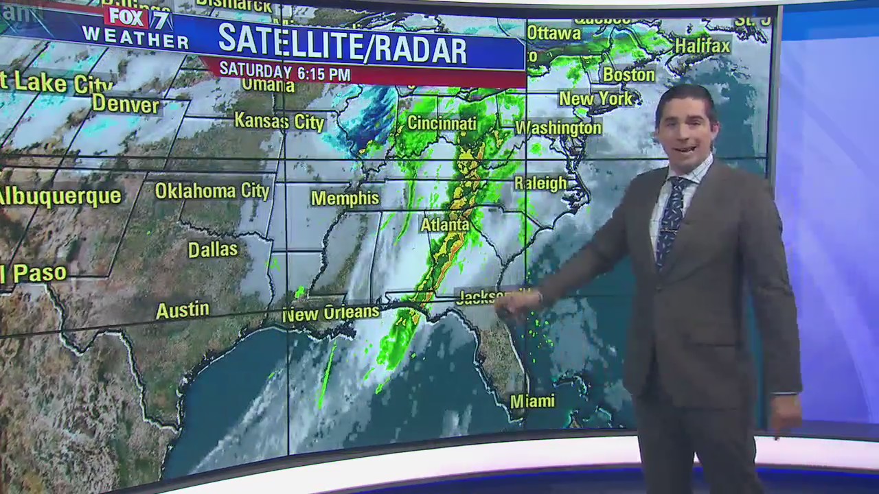 Evening weather forecast for January 11, 2020