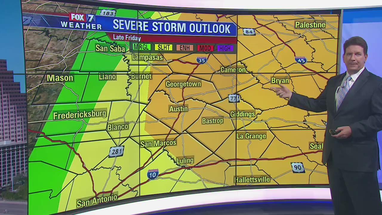 Noon weather forecast for January 9