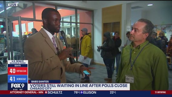 Voters remain in line at Chisago City poll one hour after close