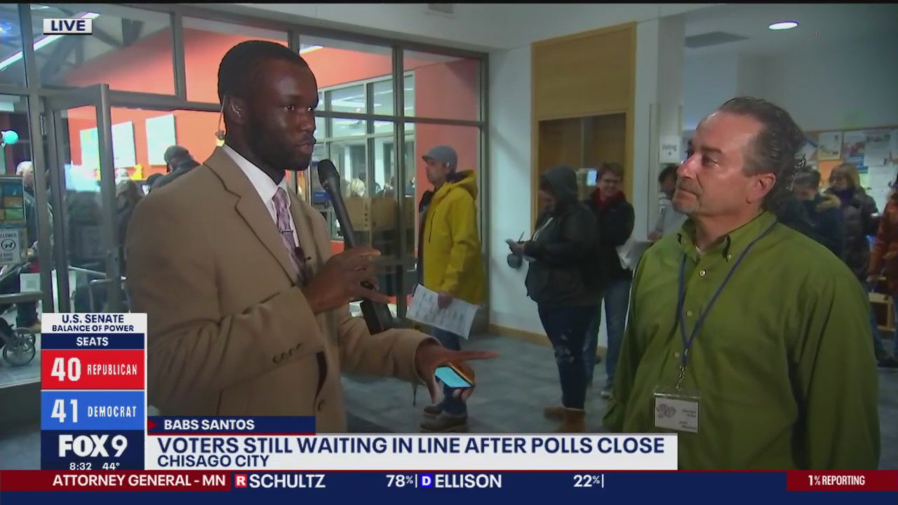 Voters remain in line at Chisago City poll one hour after close