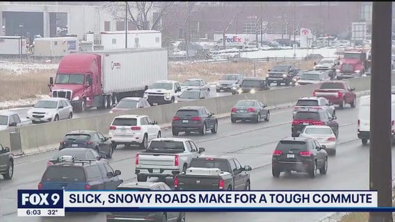 Slippery Twin Cities commute continues Tuesday
