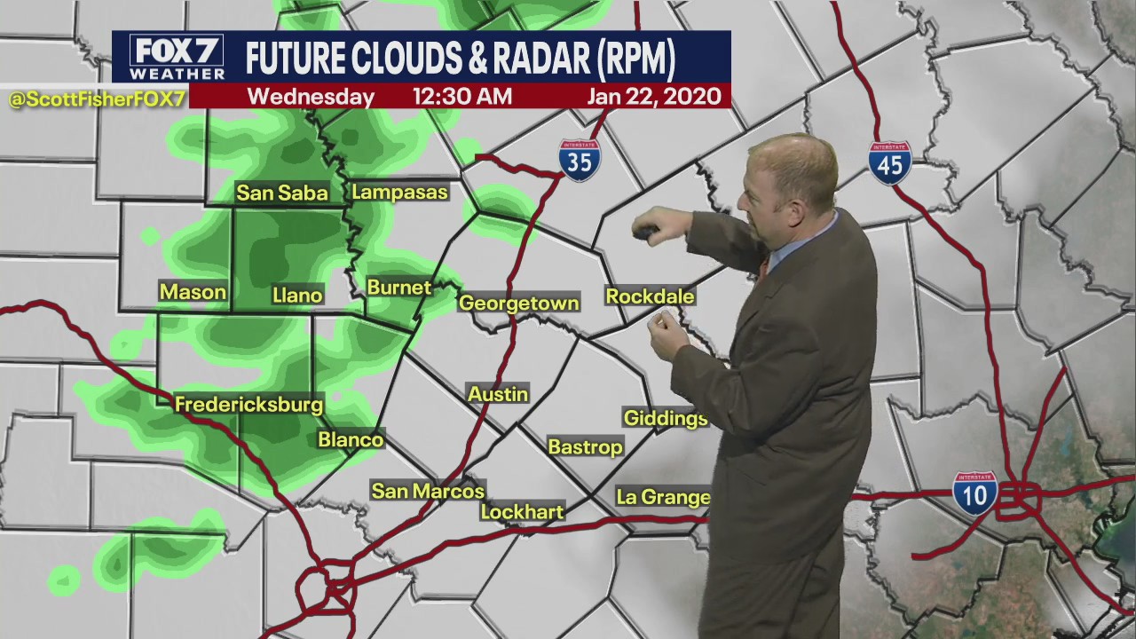 Evening weather forecast for January 21