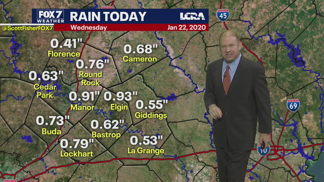 Evening weather forecast for January 22, 2020