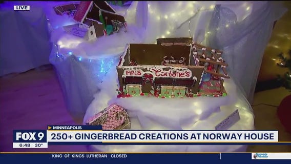 Sweet Escape: local landmarks recreated using gingerbread