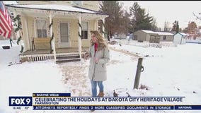 Old-fashioned Christmas celebration in Farmington