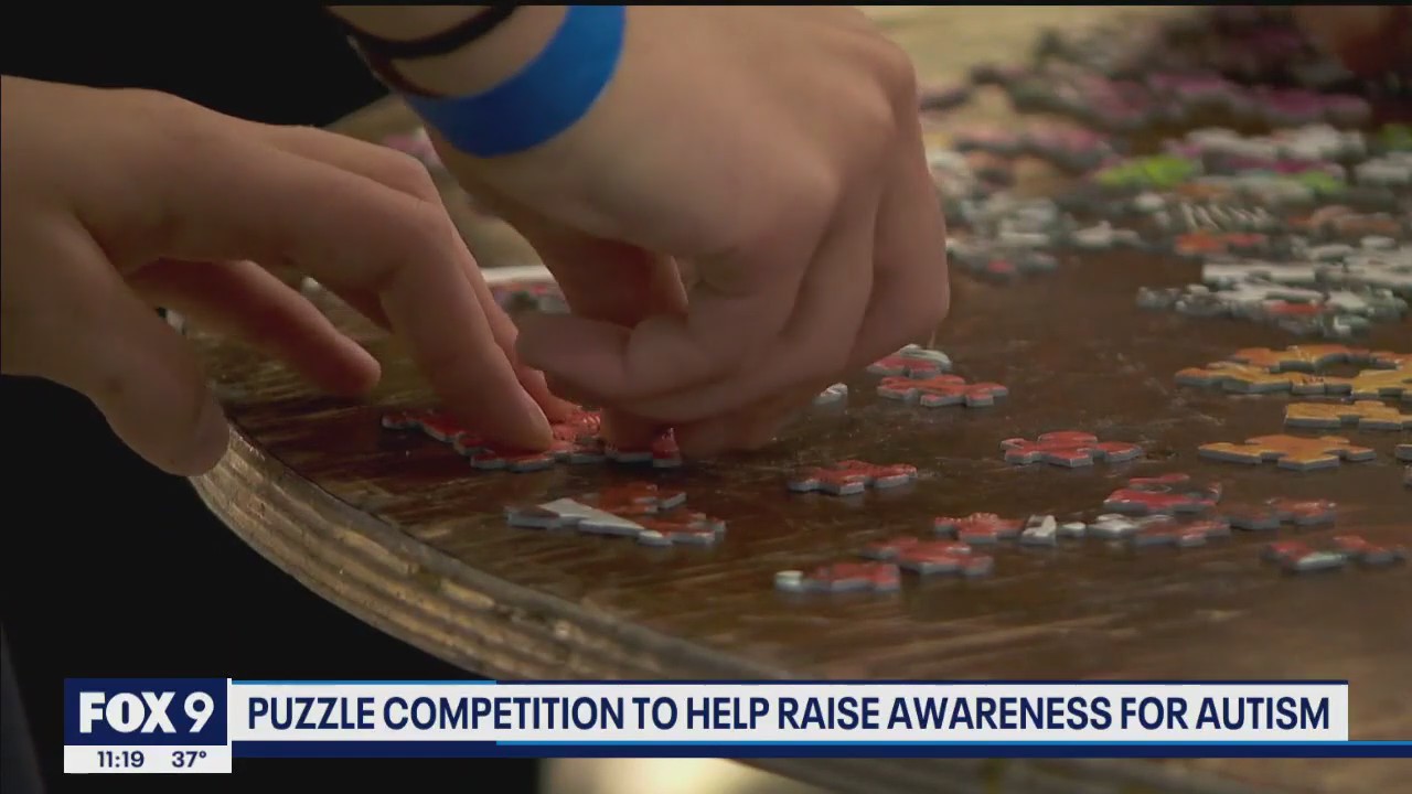 Puzzle competition to help raise awareness for autism | FOX 9 ...