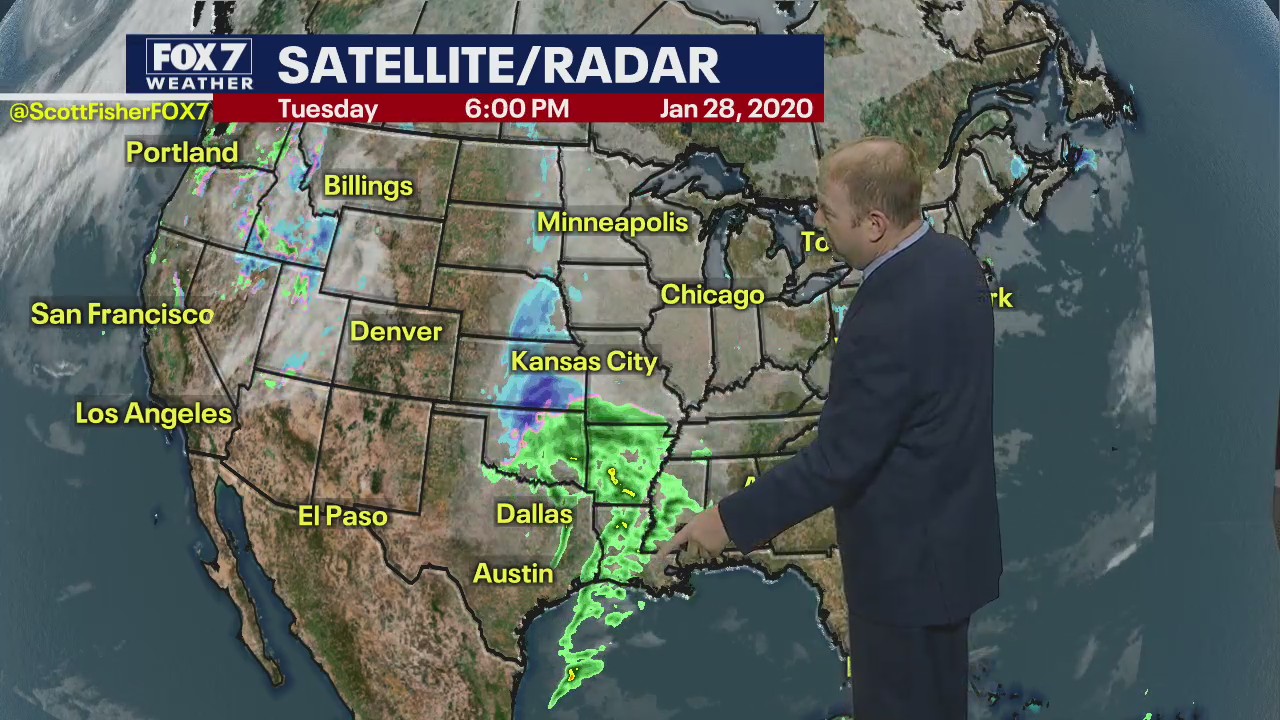 Evening weather forecast for January 28