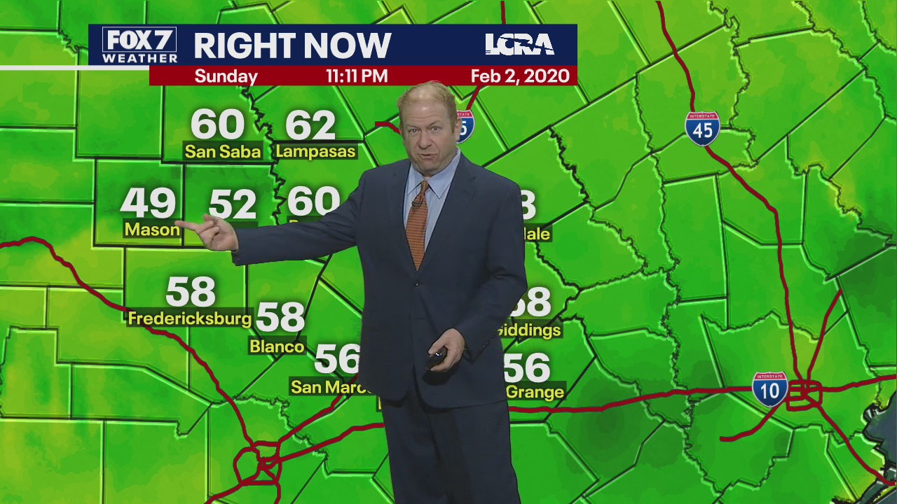 Evening weather forecast for February 2, 2020