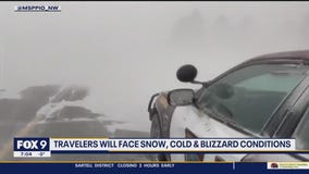 Travelers will face snow, cold and blizzard conditions