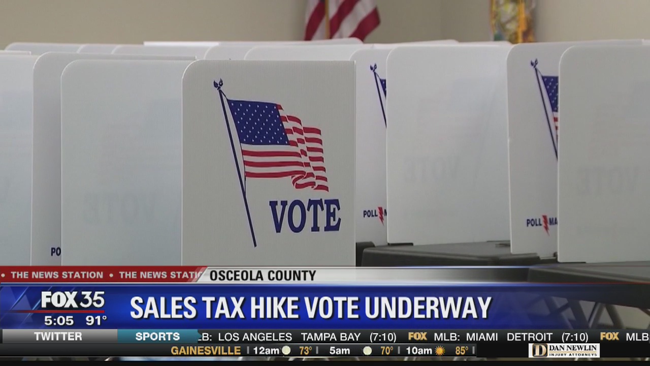 Osceola and Volusia counties hold sales tax elections