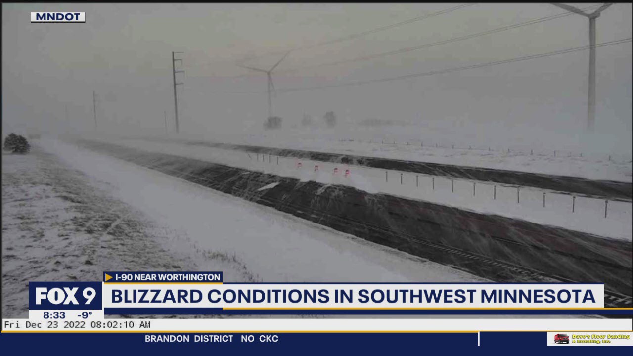 Minnesota road conditions amid blizzard-like conditions [8:30 a.m. update]