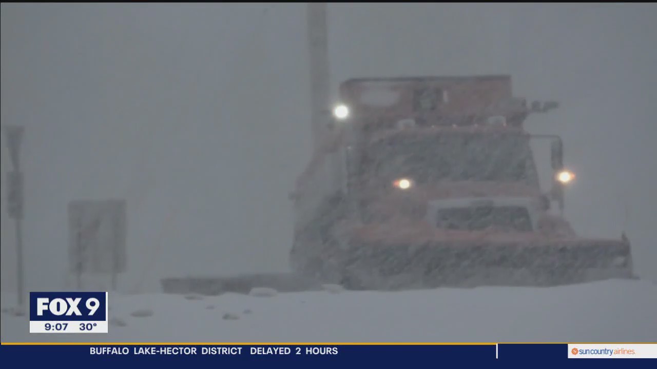 Road conditions clearing for now, round two tomorrow